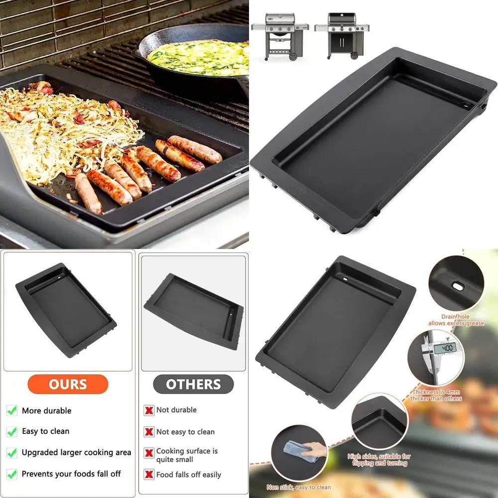 

Сковорода-гриль для грилей Genesis II серий 300/600, совместима с E-310, S-310, E/S-315, E/S-325, E/S-335, замена для 7599 Cast