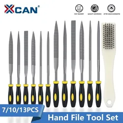 XCAN Hand File Set Needle File Wood RASP For Wood Metal Glass Jewelry Carving Polishing DIY Craft Tool 7/10/13pcs Hand Tools 