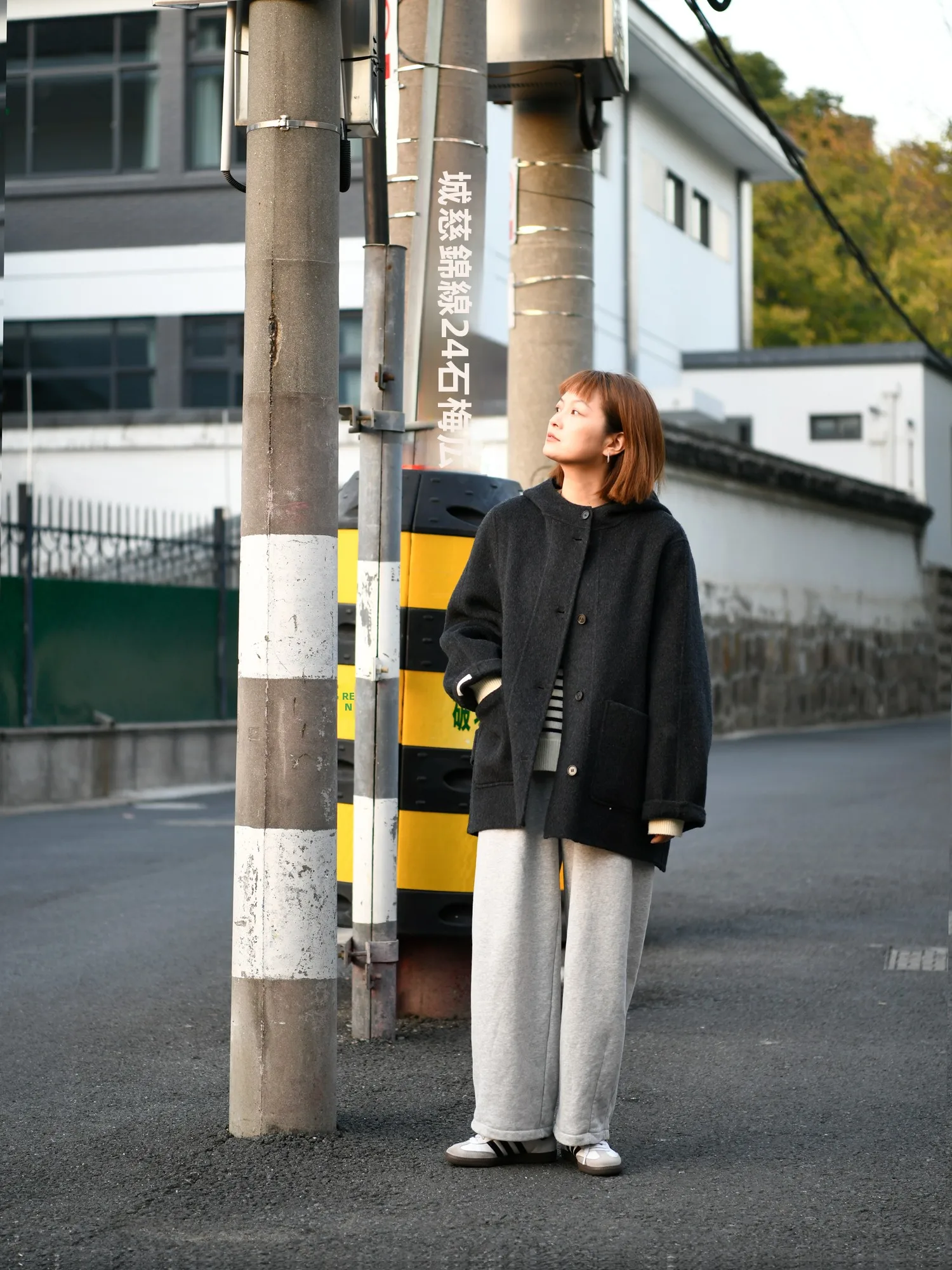 Handmade Woolen Double-Sided Tweed Coat High Quality Hooded Women's New Winter Meller Style Versatile Commute Artistic Blend
