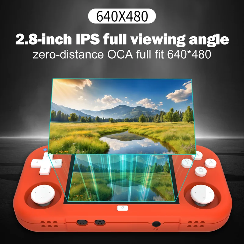 New Coopheme Xumini M Handheld Game Console With 2.8-Inch Ips Screen Handheld Mini Fc Hall Joystick Retro NostalgicGaming Arcade