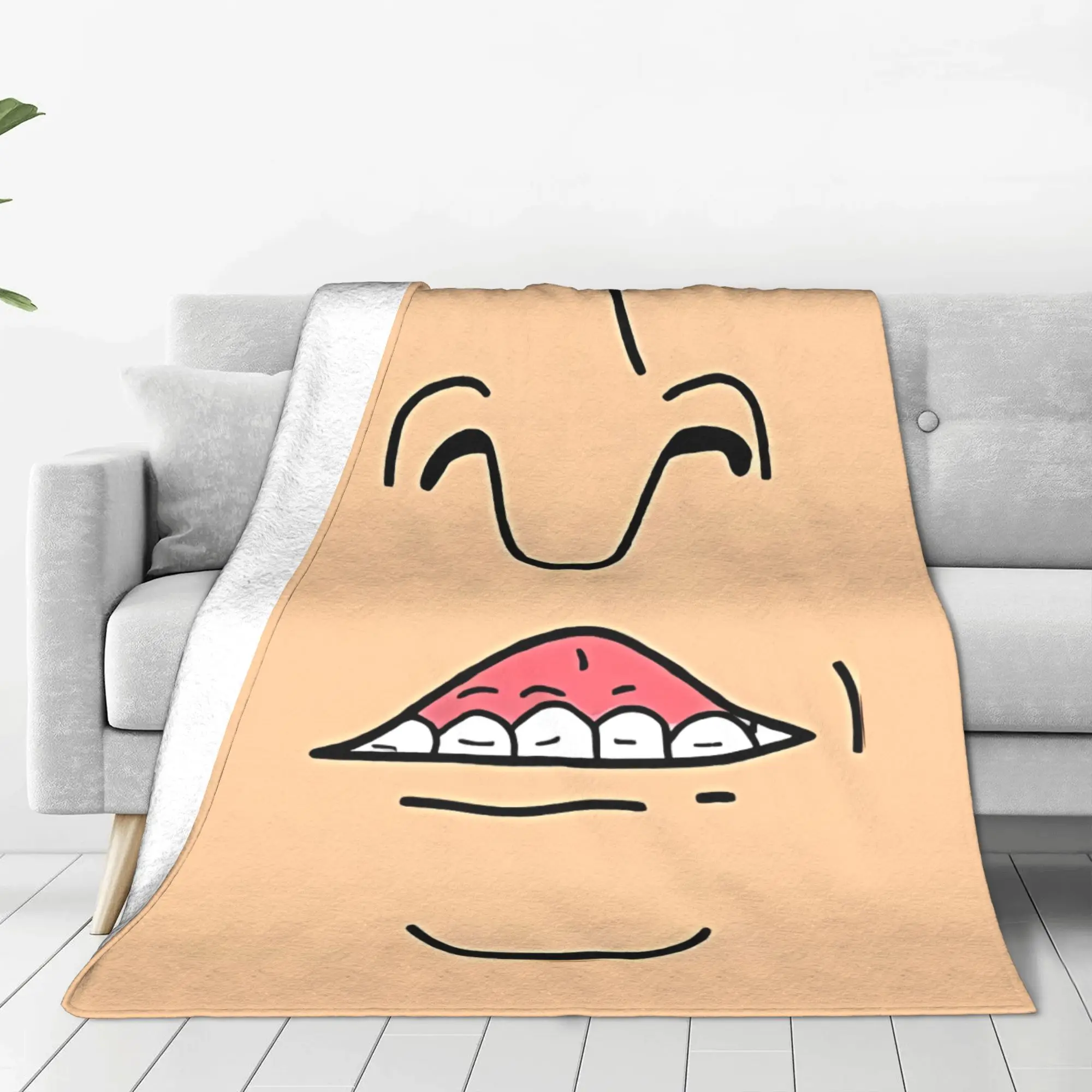 1PC Home Cutecore Smile Beavis and Butt Head Blanket Super Cosy Plush Home Living Room Sofa Halloween
