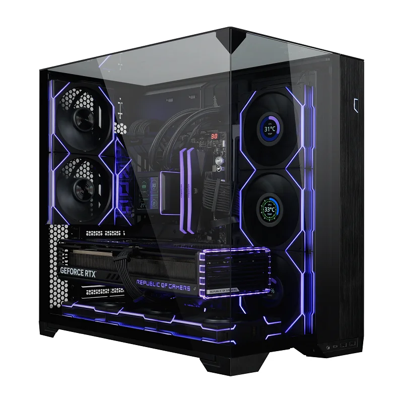 Lian-Li UNI FAN TL Wireless LCD 140 حزمة واحدة بدون وحدة تحكم