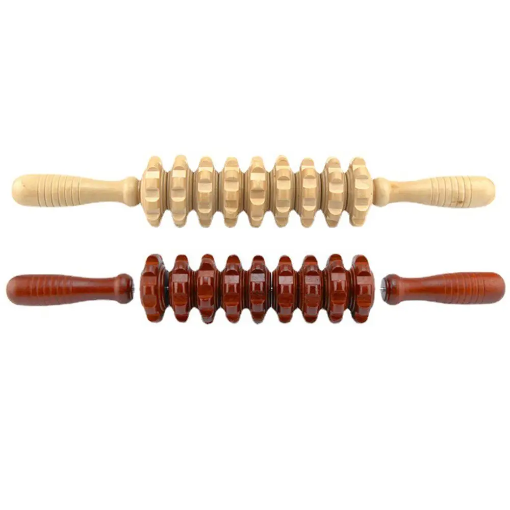Been Buik Relief Yoga Hout Therapie Houten Oefening Roller Trigger Point Massager Gezondheidszorg Tool Spier Roller Sticks