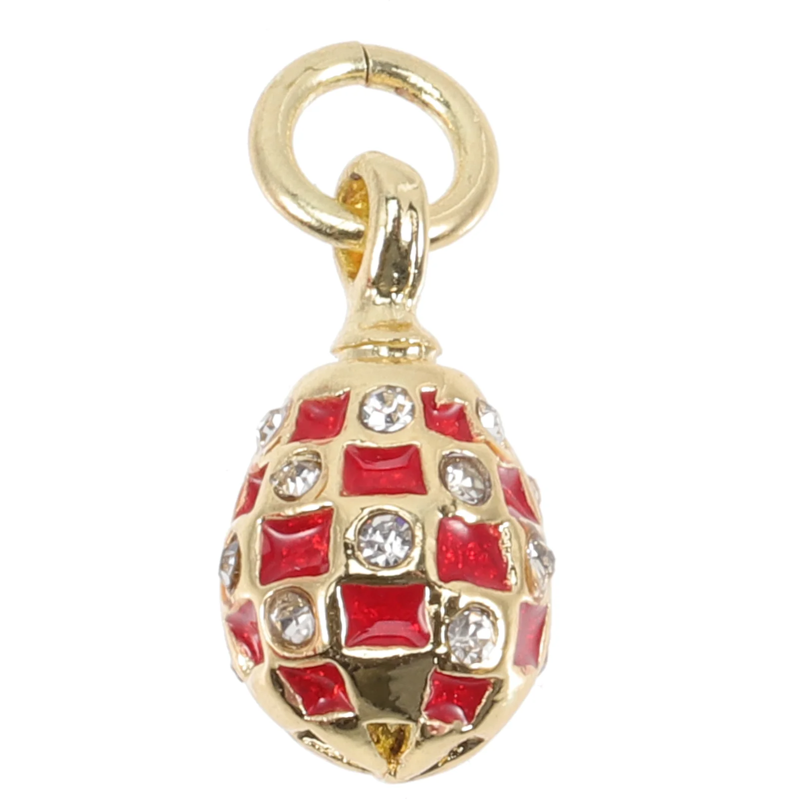 Necklace Egg Pendant Easter Shaped Jewelry Charms Fashion DIY Making Red for Crafts