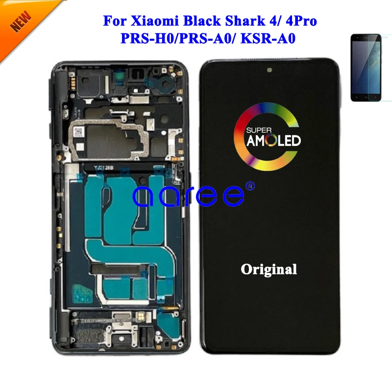 AMOLED LCD Display Original For Xiaomi Blackshark 4 LCD For Blackshark 4 Pro LCD Display LCD Screen Touch Digitizer Assembly