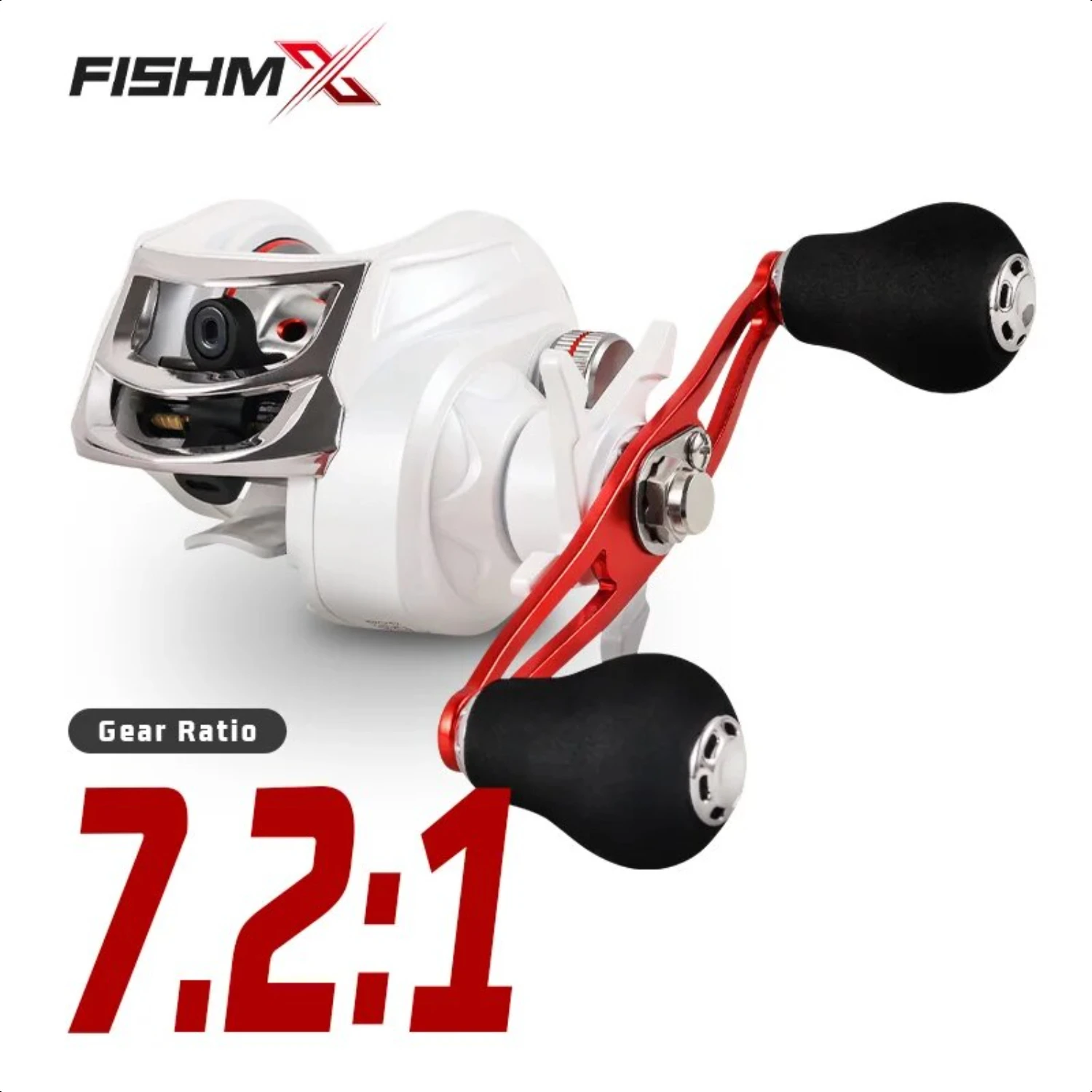 Fishing Reel White BC Reel Right Left Handed Drag Power 10kg Carp Fishing Wheels Fishing Tracking Pesca