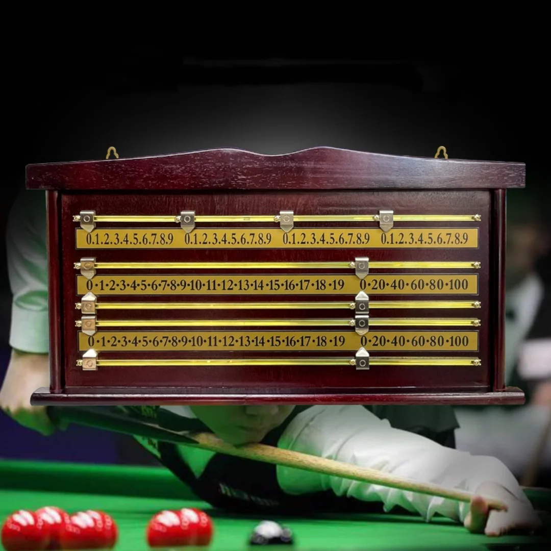 Подвесной настенный аксессуар для бильярда, английский снукер, твердая древесина, пластик, черный, восемь турниров, профессиональный, высококачественный