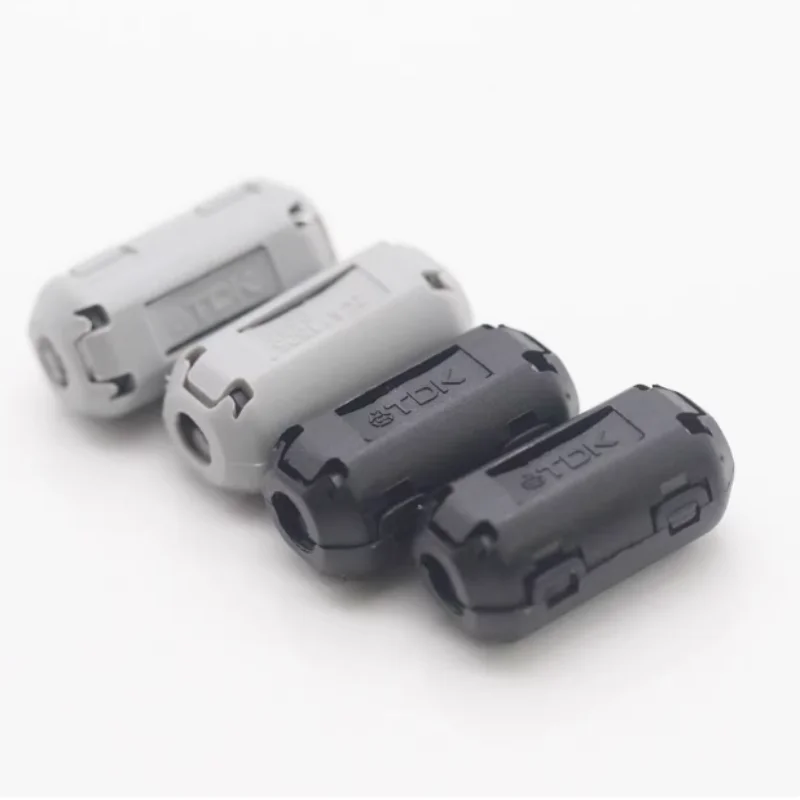 10pcs TDK 5mm Ferrite Core Noise Suppressor Filter Ring Cable Clamp RFI EMI For 5mm Cables For USB/Audio/Video Cable Power Cord