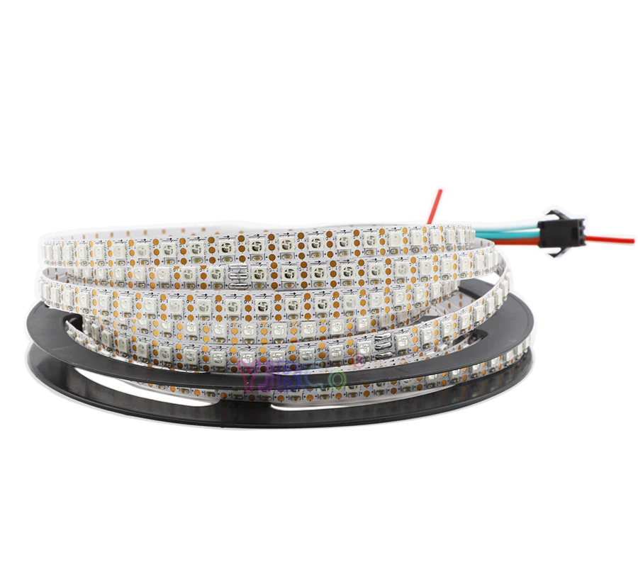 SMD 3535 RGB 슈퍼 브라이트 라이트 테이프, 좁은 측면 PCB, SK6812 LED 스트립, 주소 지정 가능, 60LEDs/m 144LEDs/m, IP30 TTL 신호, 5V, 4mm, 7mm