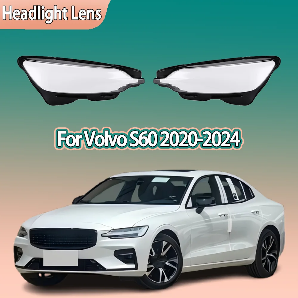

Для Volvo S60 2020 2021 2022 2023 2024 автомобильные детали, аксессуары, замена прозрачных автомобильных фар из ПК, стеклянные фары в виде ракушки
