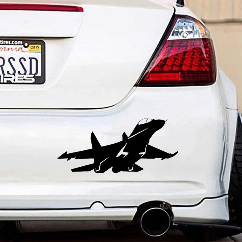 Car Stickers Su-27 Aircraft Waterproof Auto Decors Car Styling Car Accessories Vinyl Decal