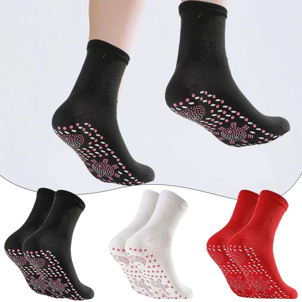 Chaussettes thermiques auto-chauffantes pour hommes et femmes, chaussettes métropolitaines, chaussettes coordonnantes épaisses, chaussettes souples, chaussettes élastiques, chaussettes tube de ski, cyclisme en plein air, hiver