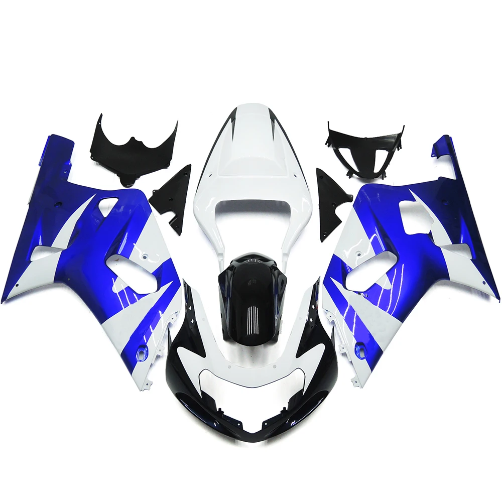 新しいabsオートバイ全体フェアリングキットフルボディワークカウbodykitsためGSX-R 600 750 GSXR600 GSXR750 2000-2001 2002 2003 K1 K2 K3