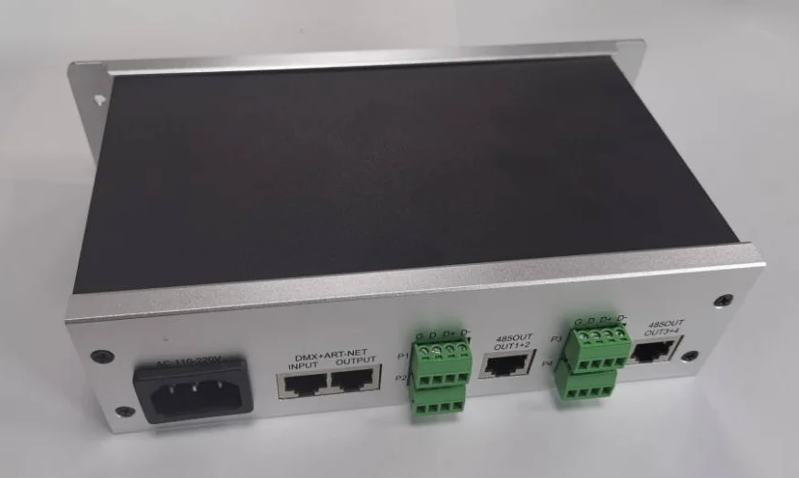 AN404 Art-Net/sACN to SPI/DMX Pixel Controller – 4CH, 680 Pixels/Channel for RGB/RGBW Stage Lighting