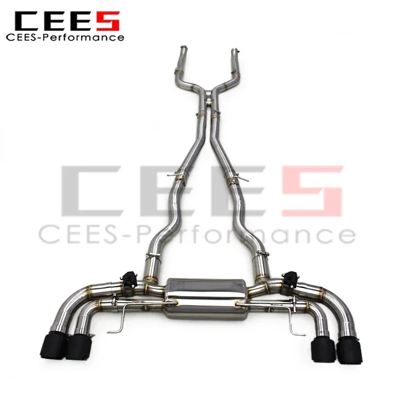 cees Valvetronic Exhaust Mufflers for BMW M550 M550i G30 N63 4.4TT 2017-2022 Stainless Steel Tuning Exhaust Pipe Escape System