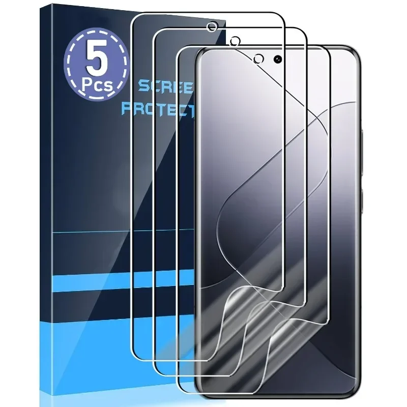 For Xiaomi 14/14pro Screen Protector HD Clear Full Coverage Hydrogel Film for Xiaomi Mi 14 Pro Anti-scratch Protective Film