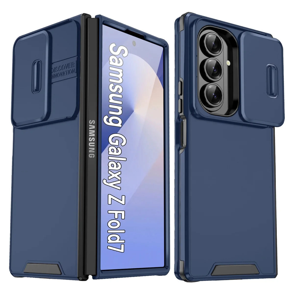 Stoßfeste Panzer-Schutzhülle mit Kameraschutz für Samsung Galaxy Z Fold 8 7 6 5 4 Ultra Fold7 Fold6 Fold5 5G Hartschalenhülle