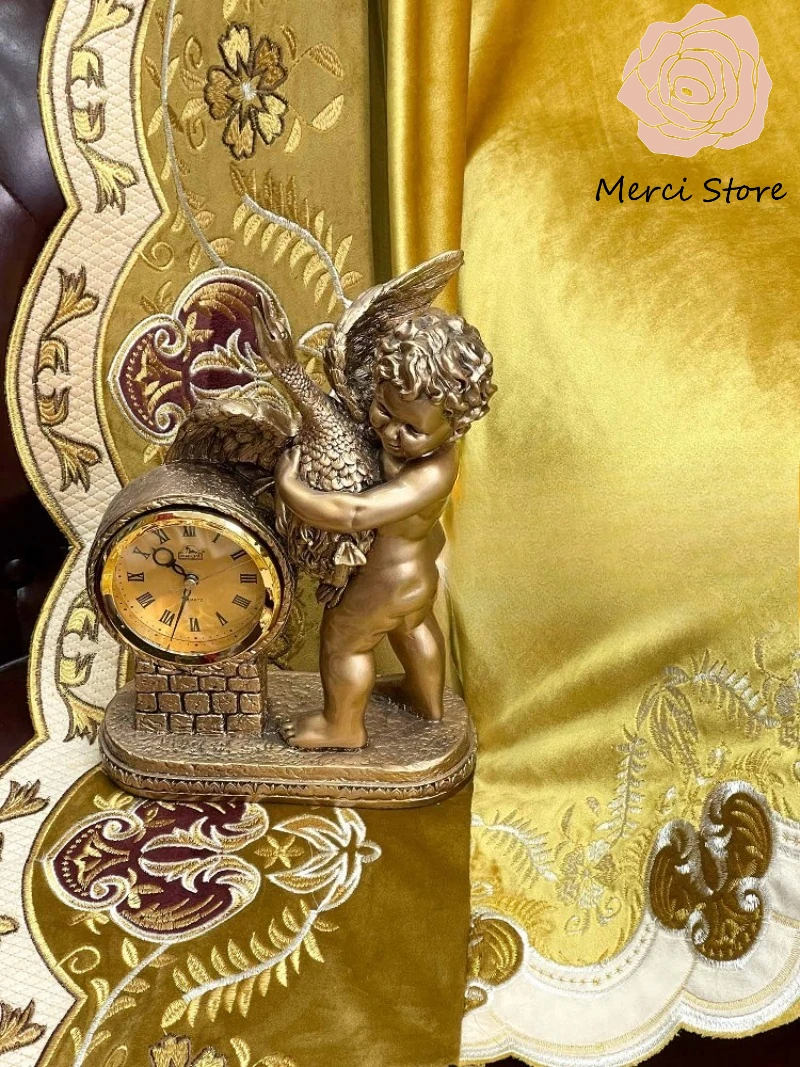 

European Villa Luxury Gold Ice Velvet Embroidery Curtains for Living Room Bedroom French Window with French High Head Custom