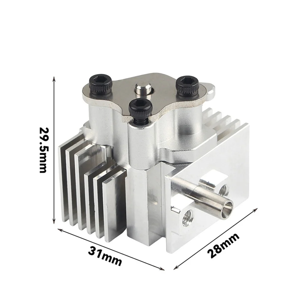 Aluminum Alloy Hot End Cooler Assembly for Bambu Lab For S1 and For S1C 3D Printers Compatible Extruder Heat Sink