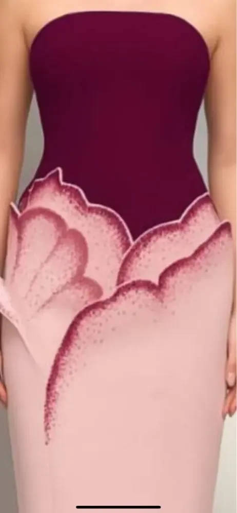 الوردي الترتر مطرز فساتين السهرة حمالة مطوي فساتين السهرة حورية البحر المتدرج الطابق طول فستان الحفلات الرسمية حسب الطلب