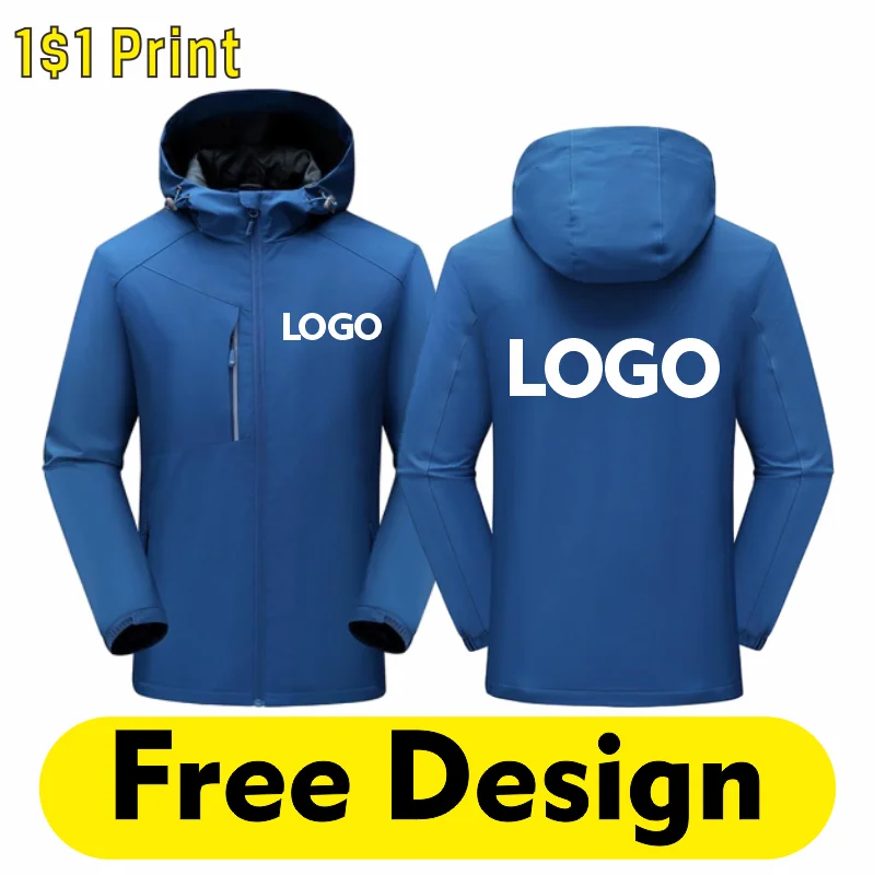 Winter ThickPlush Coat Warm Jacket Custom Logo Print Embroidery Company Brand Design Solid Color Outdoor Windproof Jacket Unisex