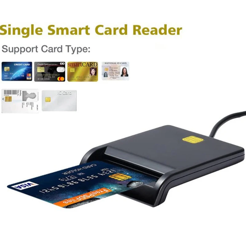 USB Smart Card Reader Micro SD/TF Memory ID Bank Electronic DNIE Dni Citizen Sim Cloner Connector Adapter Id Card Reader