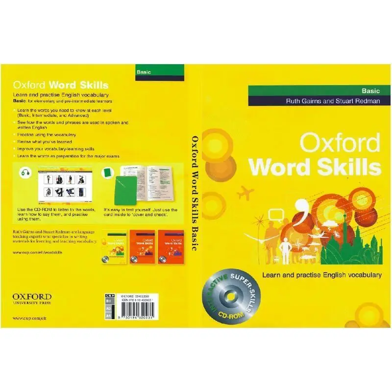 Livre Oxford Word Skills Basic / Intermediate / Advanced Version polychrome
