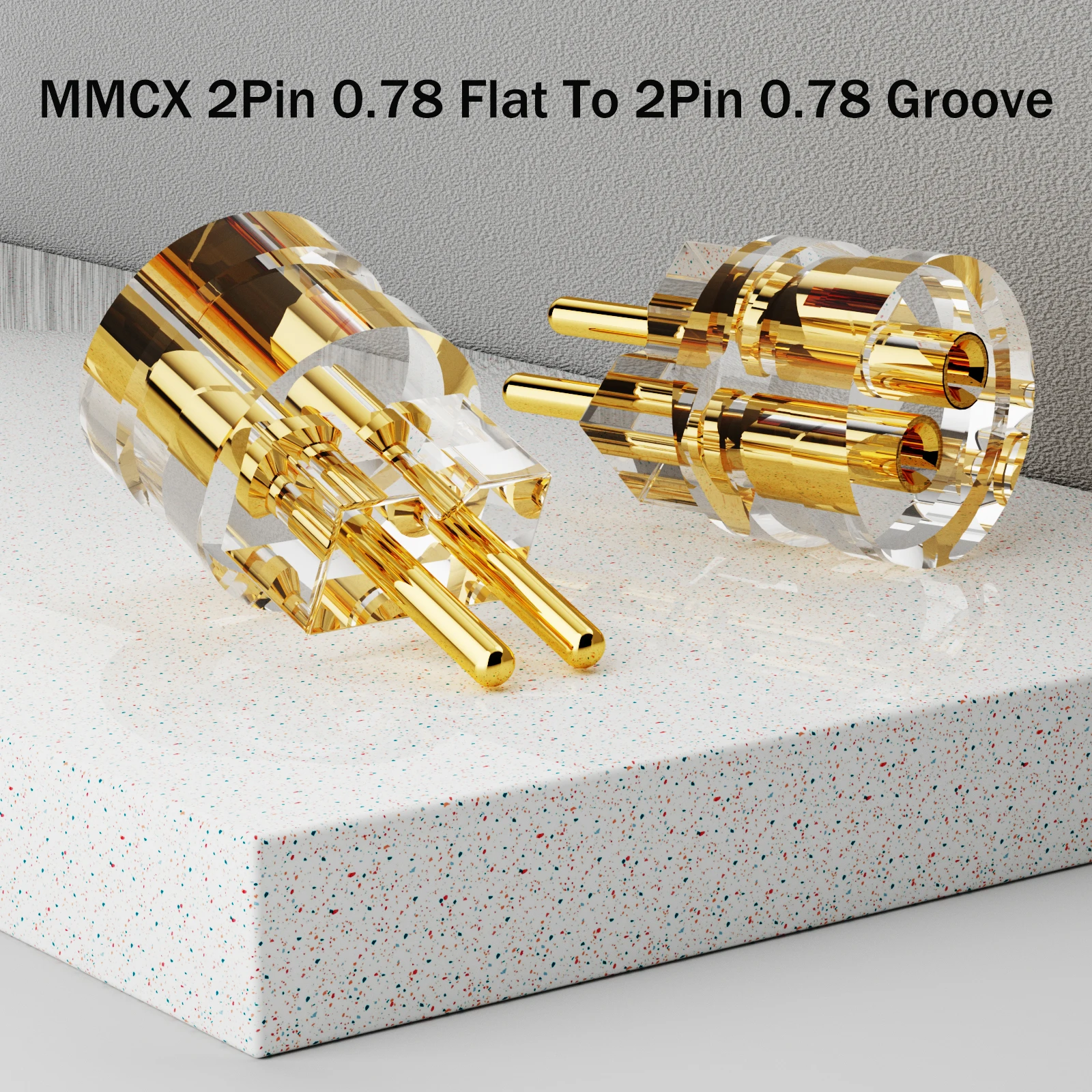 MMCX إلى 3.5 مللي متر محول JH إلى mmcx سماعة محول MMCX إلى 0.78 لتقوم بها بنفسك سماعة ستيريو موصل MMCX إلى EXK محول جاك