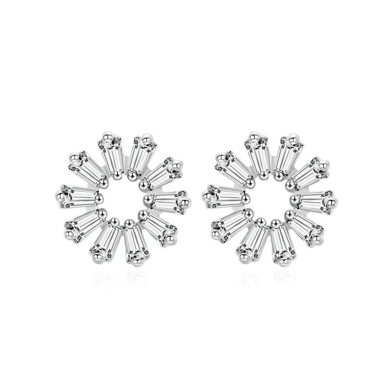 

Wholesale Sterling Silver Les Boucles D'oreilles Aretes-fashion-jewelry Zirconia Earrings