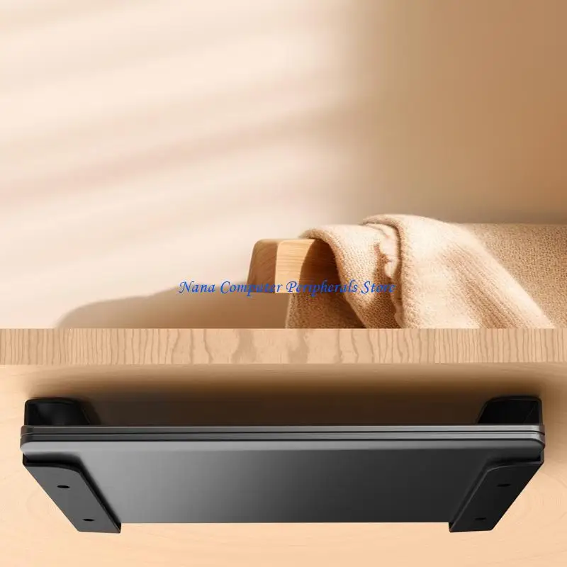 F68C ABS Wall Mount Storage Bracket Strong Metal Support for Laptops and Tablets