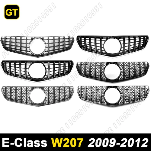 Imagen 2 del producto Para 2009-2012 2013-2017 W207 Clase E Coupe Mercedes Benz E200 E260 E350 E500 E550 GT AMG Rejilla de carreras de malla de parachoques