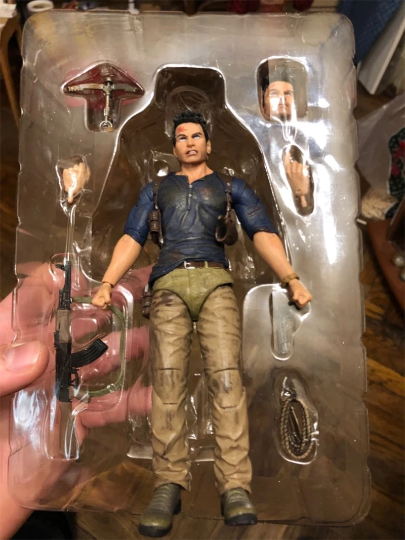 NECA Uncharted 4 ناثان دريك الطبعة النهائية عمل الشكل 7 "لاعب لعبة شخصية نهاية اللص نقل لعبة مجسمة قابلة للجمع
