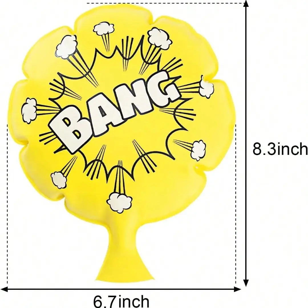 4 Stück/Set 7-Zoll Selbstaufblasende Whoopie-Kissen mit Prustgeräusch-Effekt Perfekt für Partys und Geschenke, Halloween/Weihnachtsgeschenk – Detail 1