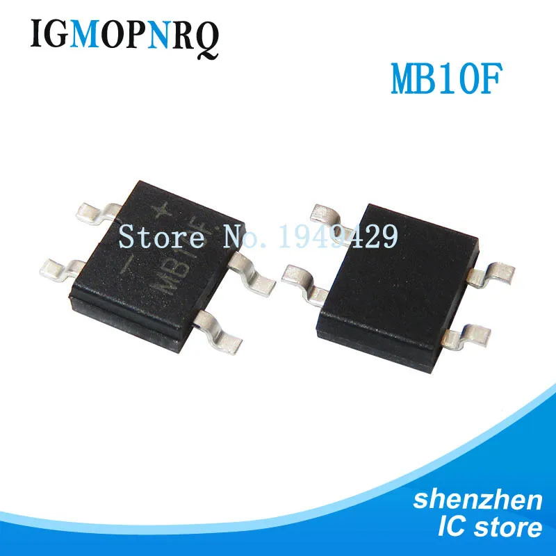 20PCS MB10F MB10S MB2S MB6F MB6S MB10 SMD SMD rectifier bridge