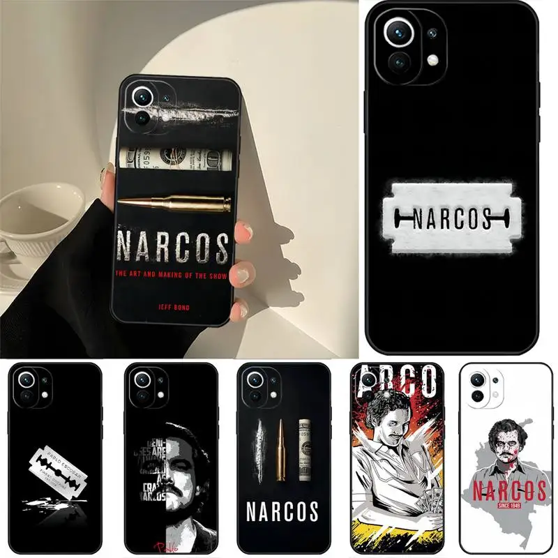 Narcos TV Series Pablo Escobar Phone Case For Redmi 10T 9S 8T 7 5A 5 4 Note 10 9 8 11 6 Pro Mobile Phone Bag