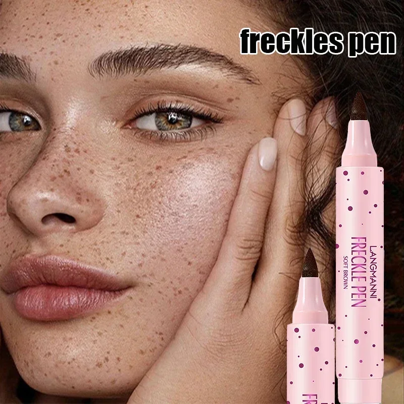 1PC Brown Lifelike Freckle Pen Concealer Dot Spot Pen Waterproof Long Lasting Easy and Convenient Face Concealer Makeup Cosmetic