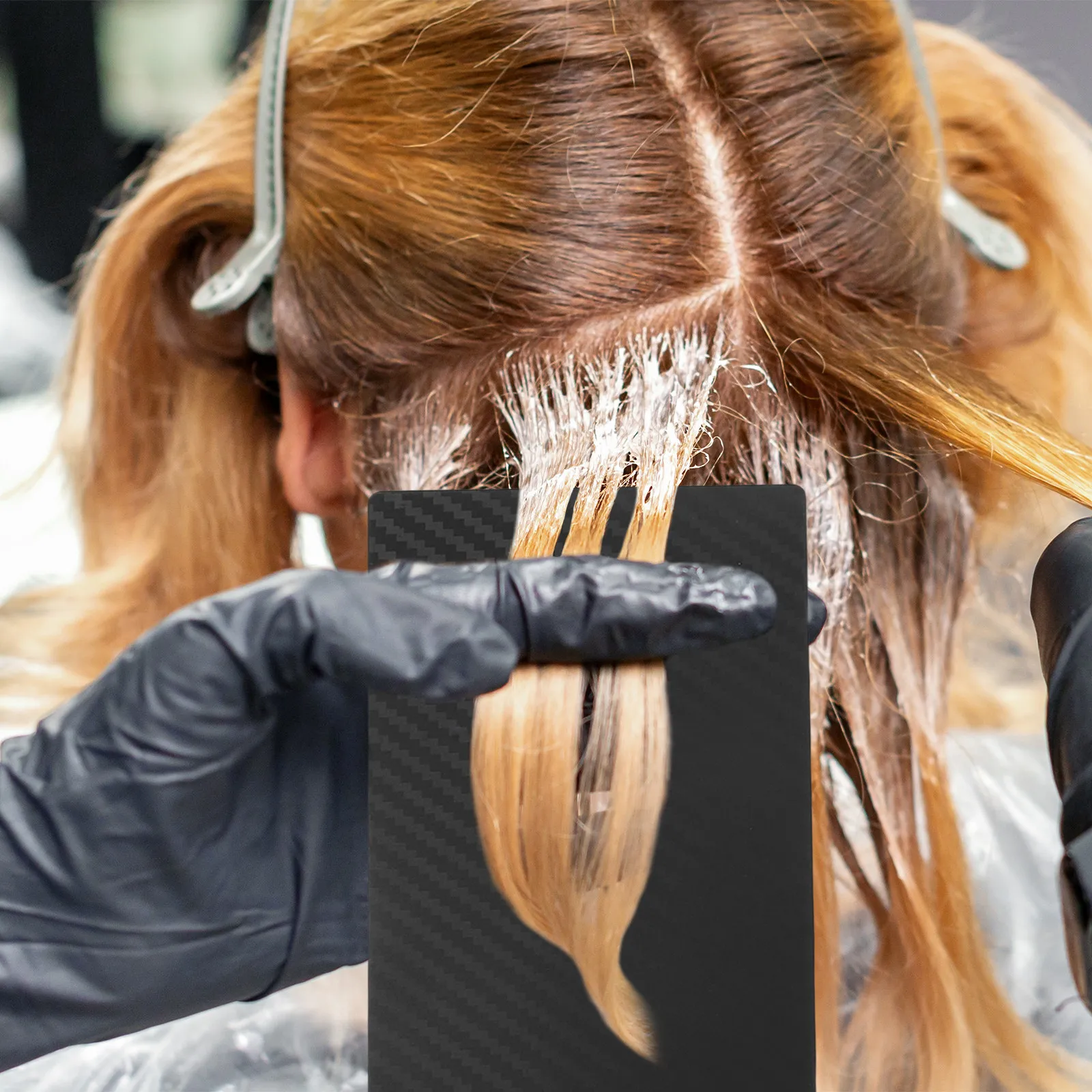 

Hair Highlighting Board Set Professional Dye Application Tray for Salon Home Use Reusable Smooth Surface Easy Clean Coloring Kit