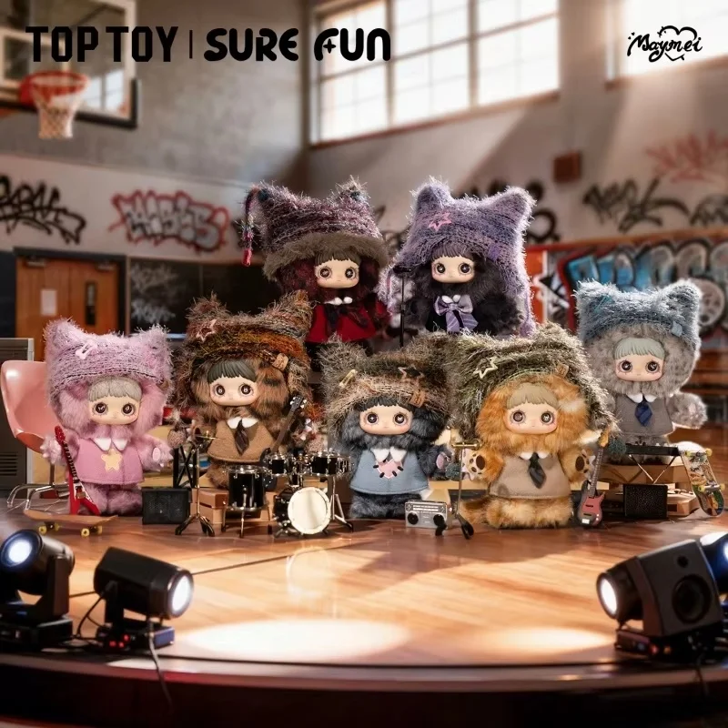 

Оригинальная плюшевая игрушка TOPTOY Maymei Cat Academy Series в наличии, модная коллекционная игрушка-сюрприз для фанатов, настольное украшение, подарок на день рождения