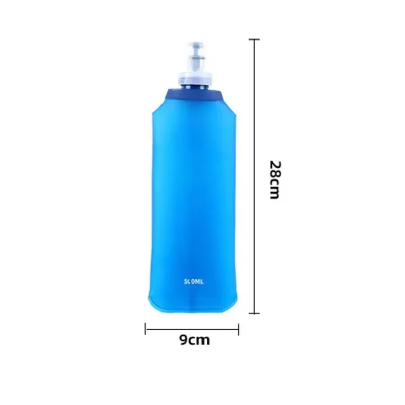 ISURE MARINE 500Ml Sports Mountaineering Cycling Sports Soft Water Bag Portable Outdoor Running Special Soft Water Bottle
