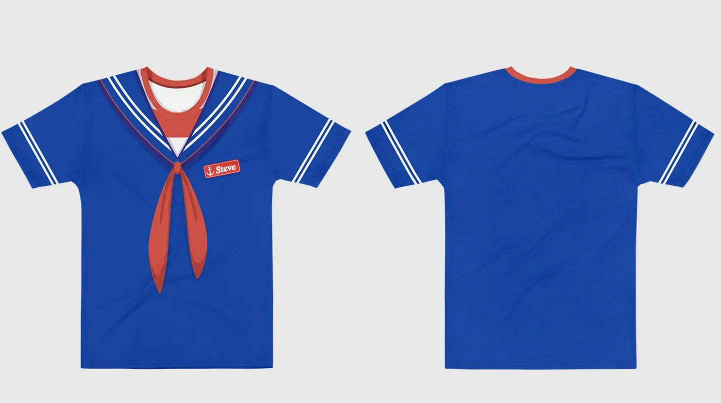 

Top Selling Movies and TV Shows Scoops Ahoy Uniform 3D Printed Short Sleeved T-shirt for Men and Women Fashion Outdoor Top