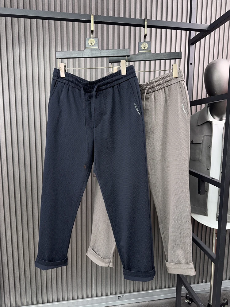 

Мужские летние повседневные брюки с прямыми штанинами Coolmax, дышащие, Qui Dry, Cold Sensation Color Faion Urban Sle, повседневная одежда