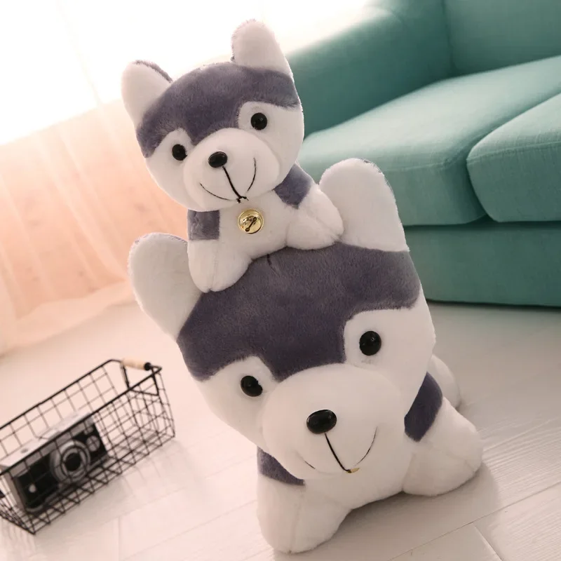 20cm Kawaii Husky Dog Plush Toys Soft Stuffed Cartoon Cute Animals Doll Lovely Dog Plush Doll Pillow Birthday Gift for Girls