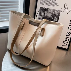 Bolso de mano Vintage grande para mujer, bolso de mensajero Beige, bolso cruzado elegante, bolsos de hombro marrones, bolsos de mensajero de oficina para mujer