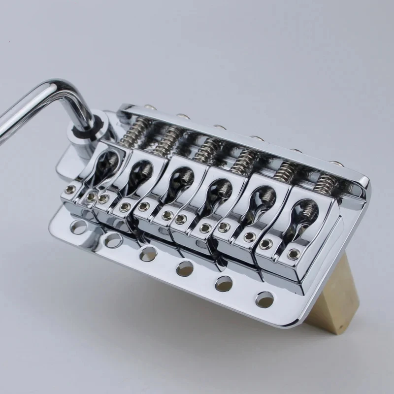 Guyker Chrome Black Gold Guitar Tremolo Bridge String Spacing 10.8MM With Tremolo System Saddle And Brass Block