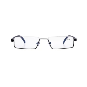 MALE MALETAL BLUE METAL METAL MALE BLUE READING GLASSES 6 Main Sales Grade Glass - №2