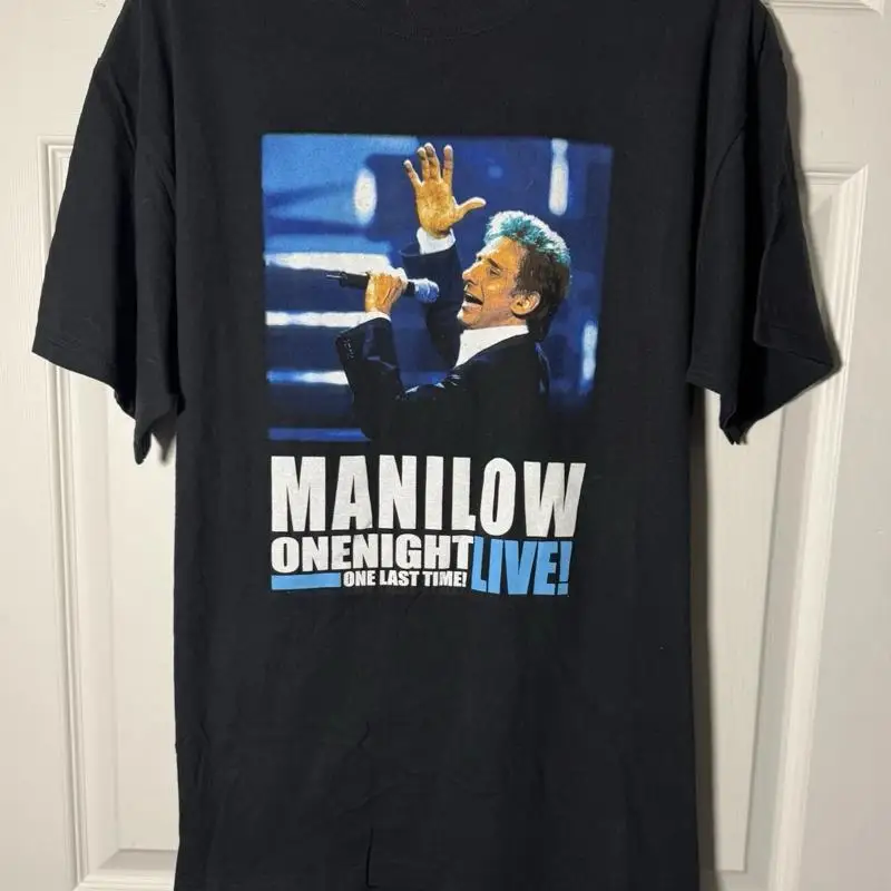 Barry Manilow One Night One Last Time Live 2004 Tour T-Shirt