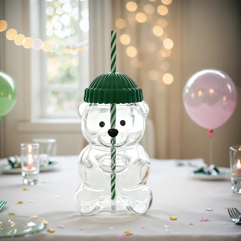 

Trending Glass Bear Mug with Straw - The Must-Have Cute Holiday Gift This Season