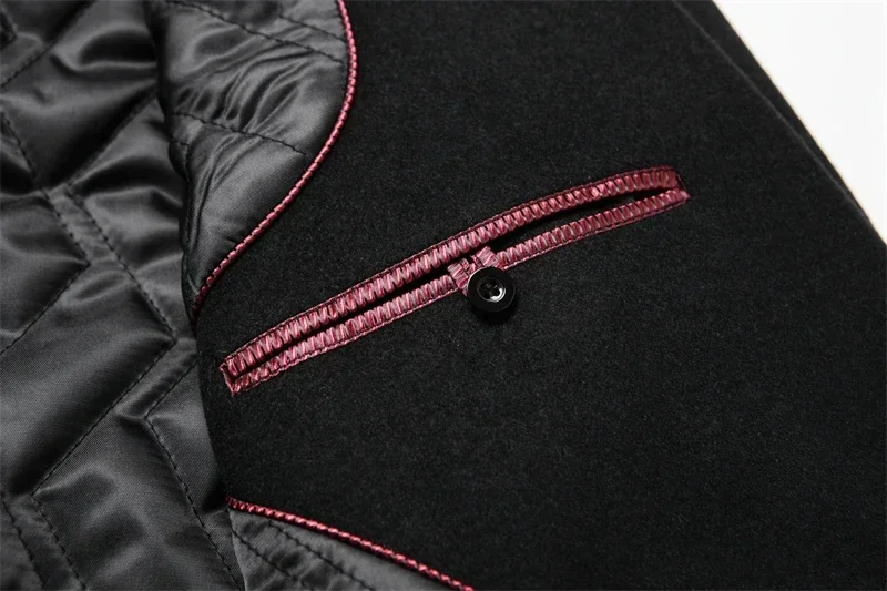 Los hombres abrigos de invierno para los hombres abrigo de los hombres hombre chaqueta de lana 54.3% hombre chaquetas y abrigos abrigo largo de los