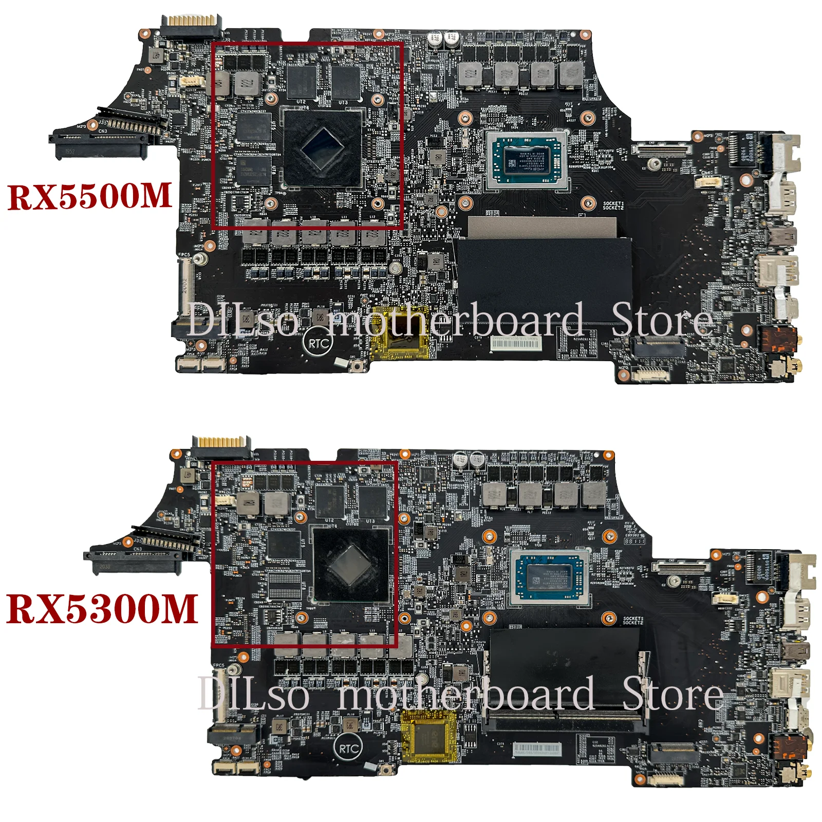 KEFU MS-16U61 Mainboard For MSI ALPHA 15 A3DD MS-16U6 MS-16U61 Laptop Motherboard W/R5-3550H R7-3750H GPU RX5500M-4G RX5300M-3G