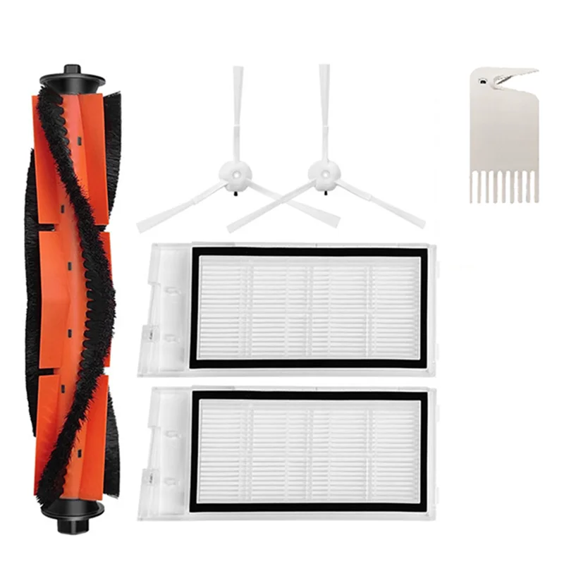 【مشعبية】لRoidmi Eve Plus SDJ01RM، XCLEA H30 Plus/H40 Plus مكنسة كهربائية فرشاة جانبية رئيسية ملحقات فلتر Hepa المواد الاستهلاكية